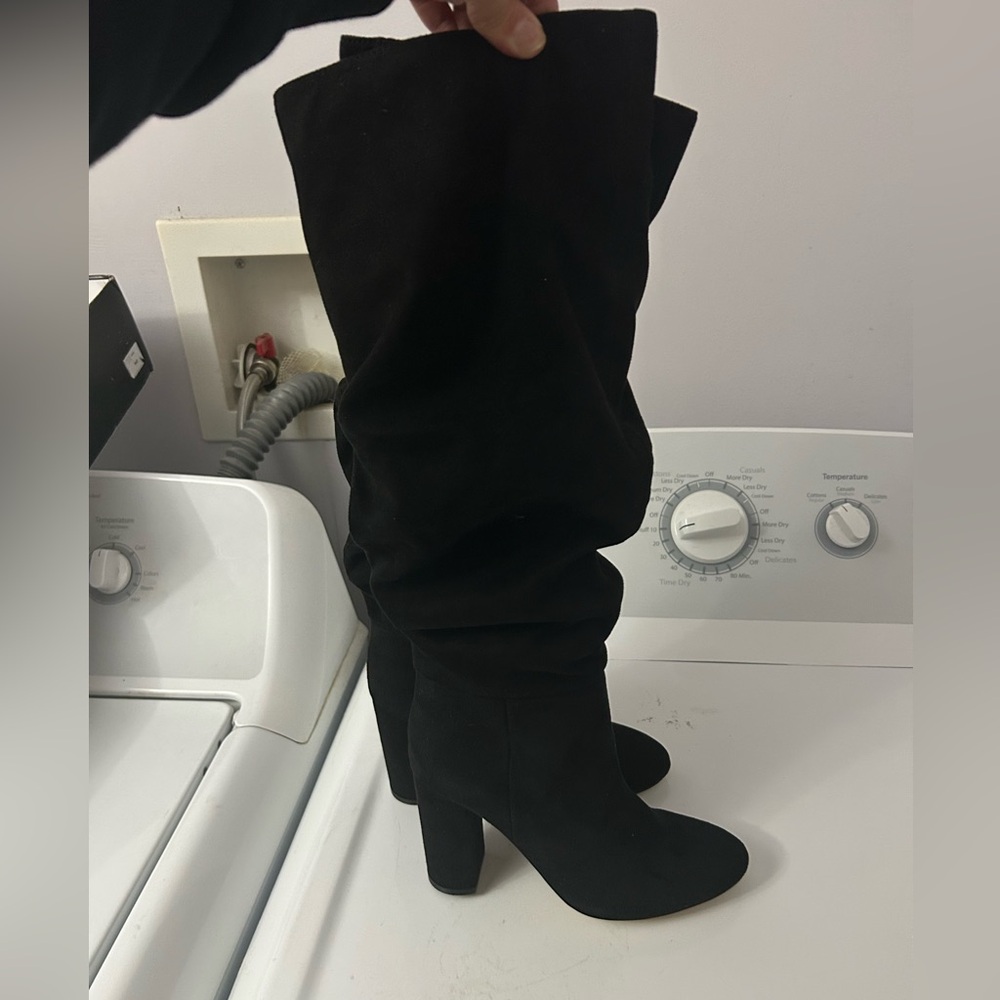 Nine West Black Over the Knee Boots